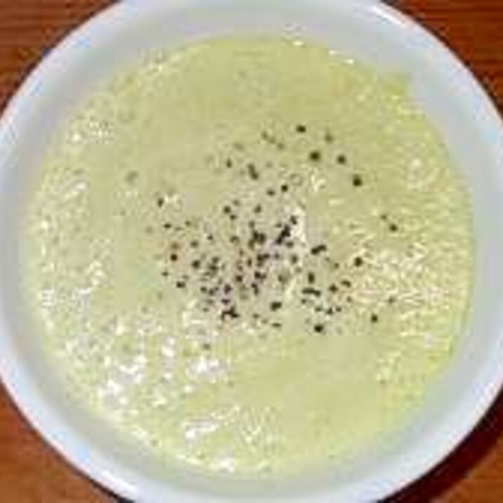 アスパラの豆乳スープ